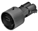 3 Position Black Metri-Pack 480 Sealed Male Connector