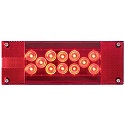 8-1/16" x 2-7/8" LED Red Combi