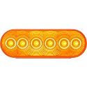 6" LED Amber Oval Parking/Rear
