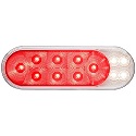 6" LED Combination Oval Stop/T