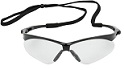 Semi-Rimless Safety Glasses wi