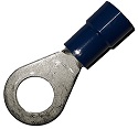 6 Ga 1/2" Ring Terminal Vinyl Insulated