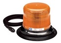 Amber Strobe Beacon Light with Vacuum Magnet Mount