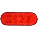 6" LED Red Oval Stop/Tail/Turn
