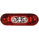 6" LED Combination Oval Stop/T