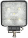 Square LED Flood Light, 10-30V, .9-.4 AMP, 1050 LM, 4.33" x 5.35" x 1.61"