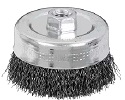 4" 5/8-11 crimped cup brush
