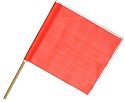 18" x 18" Mesh Flag with Woode