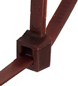 6" 40lb Brown Cable Ties